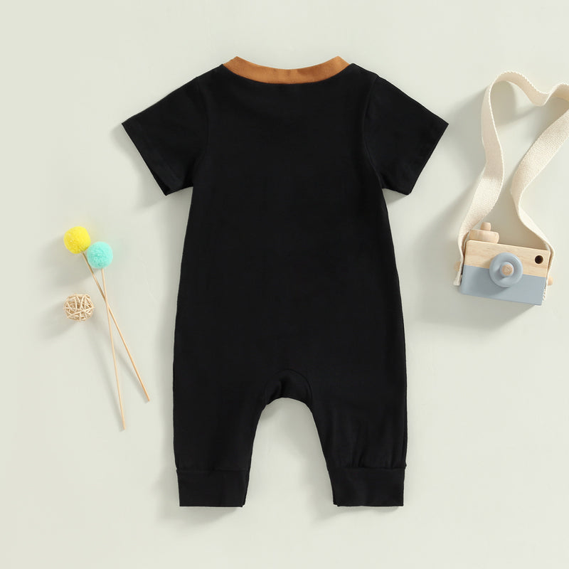 Lioraitiin Baby Boy Striped Romper