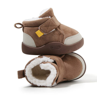 Shiny Market™ Infant Winter Boots – Plush and Soft Sole Baby Snow Shoes