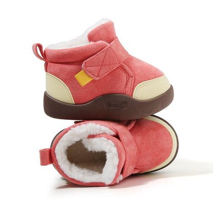 Shiny Market™ Infant Winter Boots – Plush and Soft Sole Baby Snow Shoes