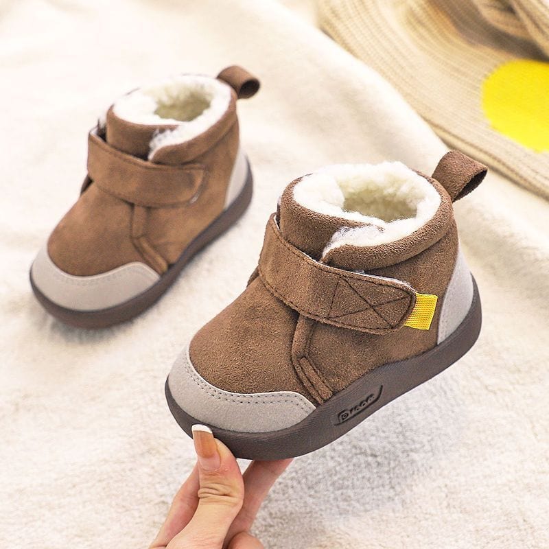 Shiny Market™ Infant Winter Boots – Plush and Soft Sole Baby Snow Shoes