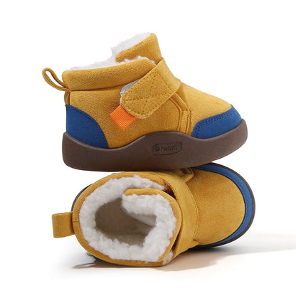 Shiny Market™ Infant Winter Boots – Plush and Soft Sole Baby Snow Shoes