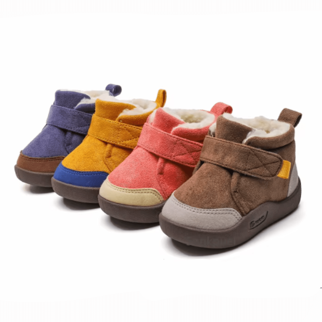 Shiny Market™ Infant Winter Boots – Plush and Soft Sole Baby Snow Shoes